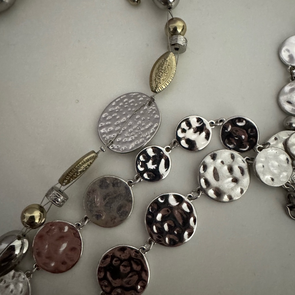 Elegant Silver and Gold Necklace Set from Chico’s - Picture 6 of 6